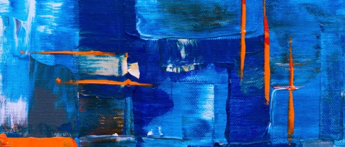 Blue Abstract Painting